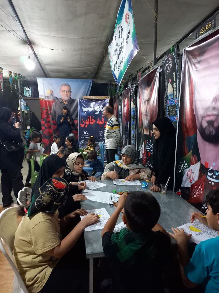 موکب فرهنگی "رقیه خاتون(س)" کانون سنقر میزبان زائران اربعین