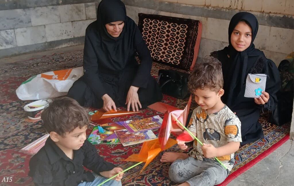 برپایی موکب سیار اربعین حسینی کانون پرروش فکری همدان