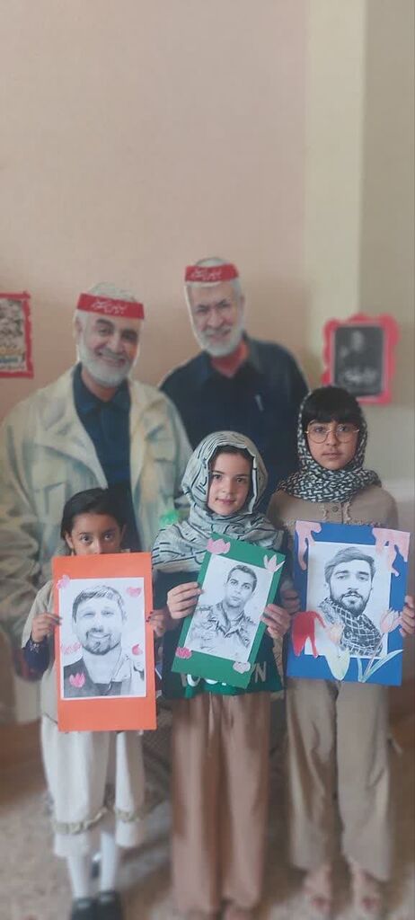 بزرگداشت شهدای مدافع حرم با حضور کودکان و نوجوانان گالیکشی