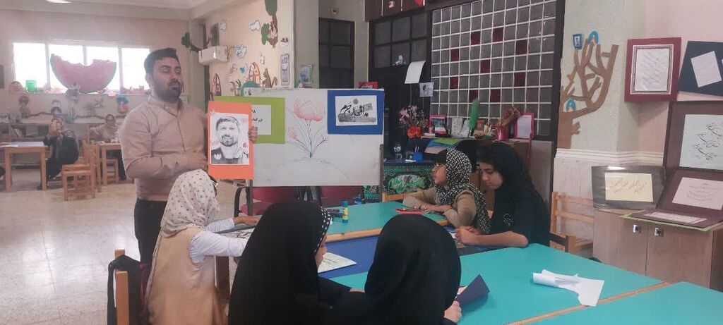 بزرگداشت شهدای مدافع حرم با حضور کودکان و نوجوانان گالیکشی