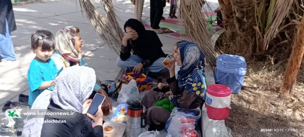 همراهی مادران و دختران در یک روز بهیادماندنی در مرکز فرهنگی هنری شماره دو زاهدان