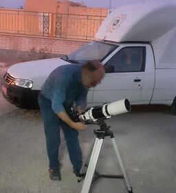 کارگاه میدانی رصد ماه و ستارگان در کانون دودآباد