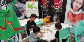 موکب کانون پرورش فکری کودکان و نوجوانان؛ چراغ فرهنگ و هنر در جاده عشق