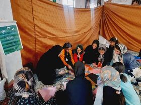 قصه گویی با کاروان کربلا در جاده های مقاومت