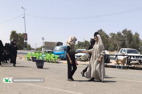 سفیران اربعین کانون استان بوشهر در مسیر کربلا