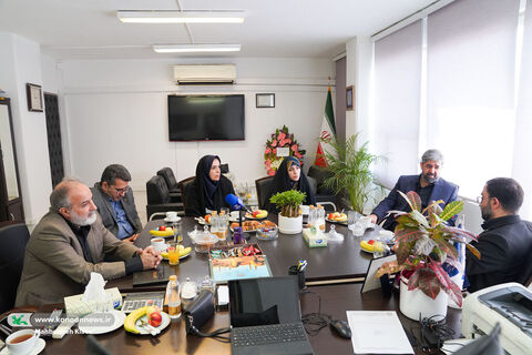 حضور مدیرعامل کانون در خبرگزاری پانا به مناسبت روز خبرنگار