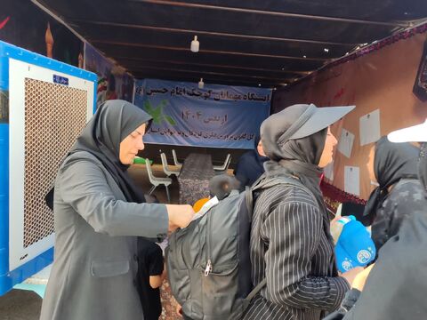 کانون پرورش فکری استان ایلام در مسیر پیاده روی اربعین ۱۴۰۴ به روایت تصویر