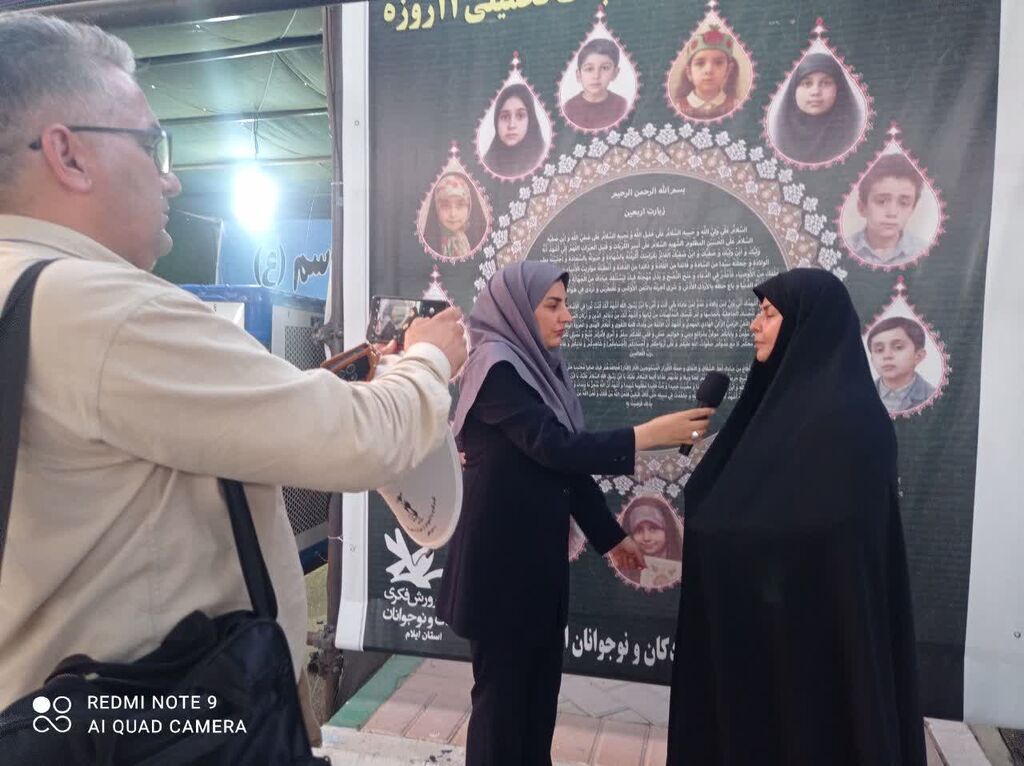 موکب اربعینی کانون ایلام؛ مدرسه‌ای سیار برای تربیت دینی کودکان ونوجوانان