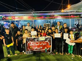 همراهی سفیران کانون کهگیلویه و بویراحمد در پیاده‌روی اربعین در کربلای معلی