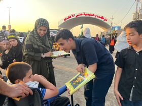 حضور سفیران کانون استان تهران در پیاده‌روی اربعین
