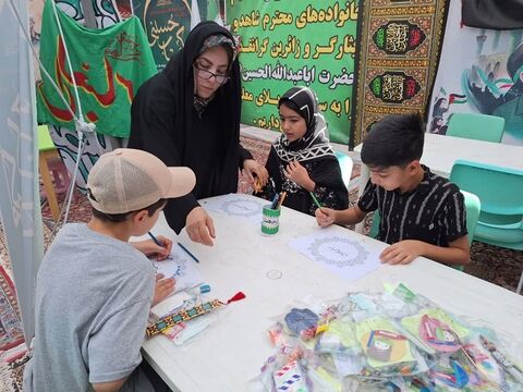 موکب فرهنگی کانون استان اصفهان در مرز باشماق میزبان زائران اربعین است/۲