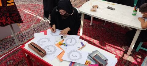 موکب فرهنگی کانون استان اصفهان در مرز باشماق میزبان زائران اربعین است/۲