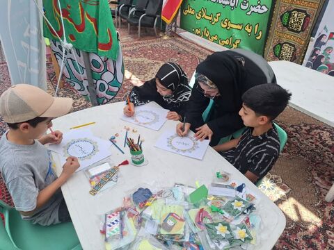 موکب فرهنگی کانون استان اصفهان در مرز باشماق میزبان زائران اربعین است/۲