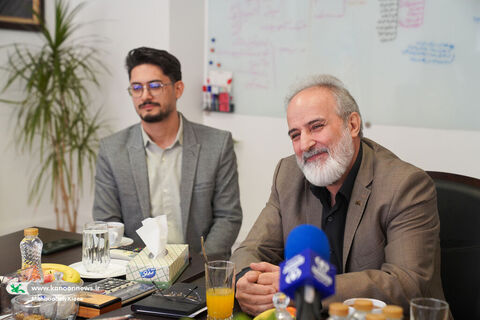 حضور مدیرعامل کانون در خبرگزاری پانا به مناسبت روز خبرنگار
