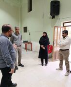 بازدید سرپرست معاونت هماهنگی امور عمرانی استانداری هرمزگان از پلاتو نمایش میناب