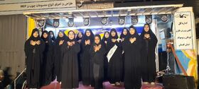 برپایی موکب بچه‌های اربعین در خیابان اربعین گرگان