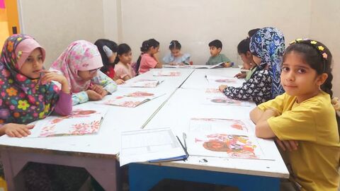 کارگاه های تابستانه مجتمع آفرینش بندرعباس در قاب دوربین