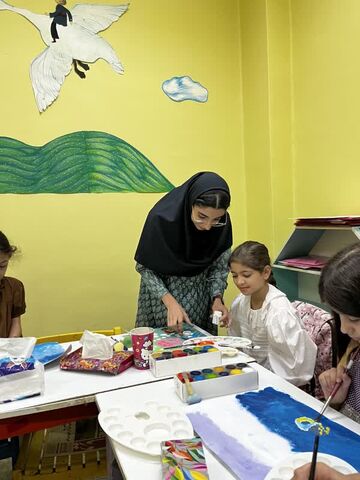 کارگاه های تابستانه مجتمع آفرینش بندرعباس در قاب دوربین