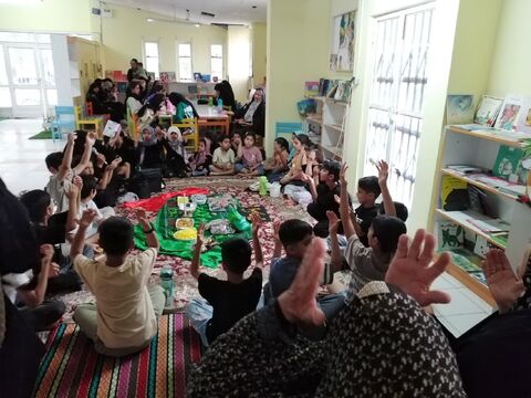 گزارش تصویری/کانونی های  مرکزحاجی آباد میهمان سفره بزرگترین دختر عالم حضرت رقیه (س) شدند