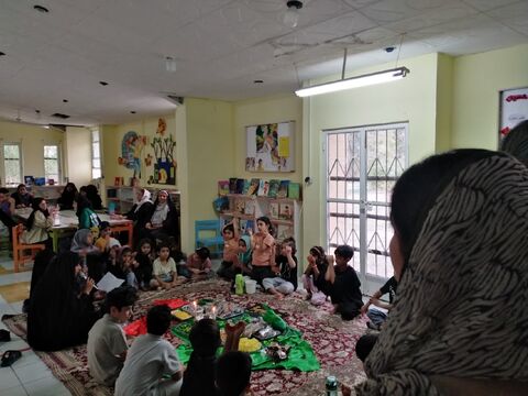 گزارش تصویری/کانونی های  مرکزحاجی آباد میهمان سفره بزرگترین دختر عالم حضرت رقیه (س) شدند