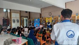 حضور آبفای استان مرکزی در کانون پرورش فکری شهر آستانه