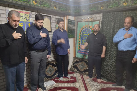 آیین عزاداری سرور و سالار شهیدان در کانون استان گیلان