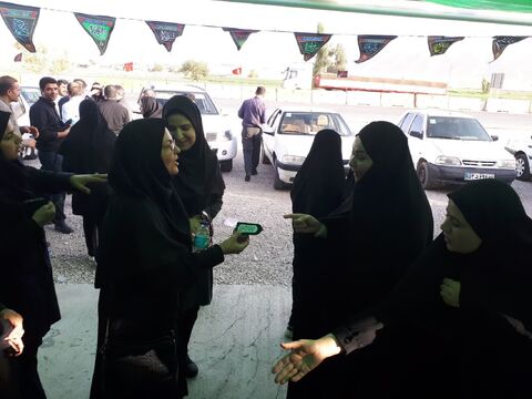 بازدید از موکب‌های استان
