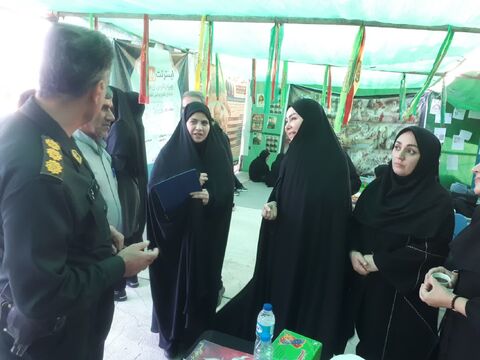بازدید از موکب‌های استان