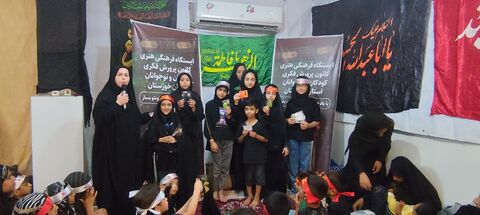 فعالیت موکب فرهنگی هنری کانون پرورش فکری در مرز شلمچه «بخش اول»