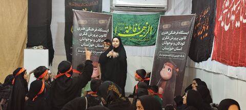 فعالیت موکب فرهنگی هنری کانون پرورش فکری در مرز شلمچه «بخش اول»
