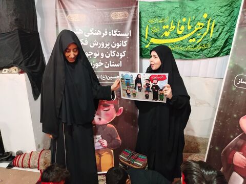 فعالیت موکب فرهنگی هنری کانون پرورش فکری در مرز شلمچه «بخش اول»