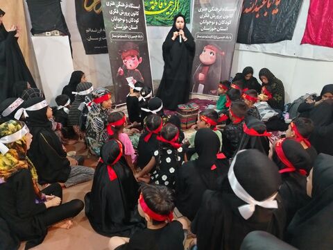 فعالیت موکب فرهنگی هنری کانون پرورش فکری در مرز شلمچه «بخش اول»