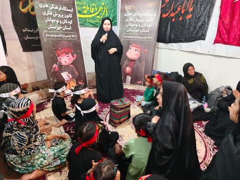 فعالیت موکب فرهنگی هنری کانون پرورش فکری در مرز شلمچه «بخش اول»