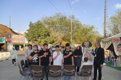 فعالیت موکب «میهمانان کوچک امام حسین(ع)» کانون استان آذربایجان غربی در پایانه مرزی تمرچین پیرانشهر
