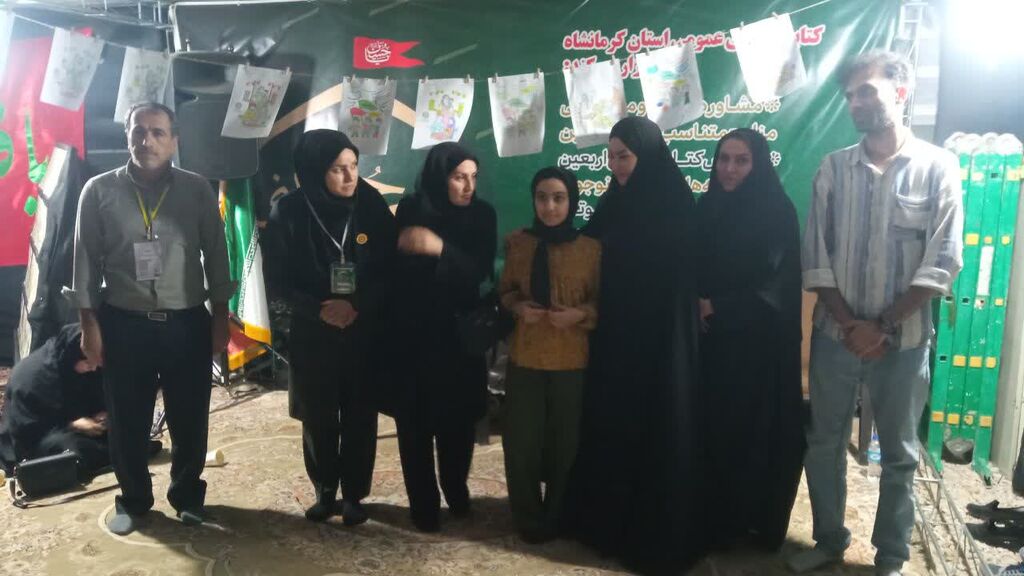 حضور سرپرست و مسئولان کانون کرمانشاه در موکبهای اربعینی استان