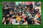 فعالیت موکب فرهنگی‌هنری کانون پرورش فکری کودکان و نوجوانان در مرز بین‌المللی شلمچه
