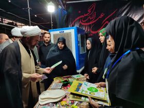 بازدید امام‌جمعه ایلام ونماینده مردم درمجلس ازموکب حضرت قاسم(ع)درمسیر زائران اربعین