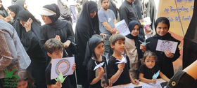 برپایی موکب فرهنگی کانون پرورش فکری کودکان و نوجوانان استان کردستان در مراسم پیاده‌روی جاماندگان اربعین حسینی در سنندج