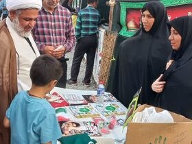 خدمات فرهنگی مربیان کانون آبدانان درموکب شهدا