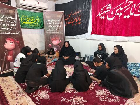 فعالیت موکب فرهنگی هنری کانون خوزستان در مرز شلمچه «بخش سوم»