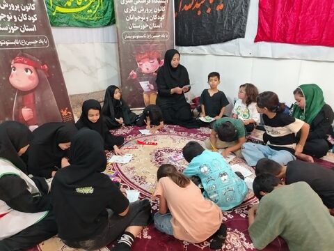 فعالیت موکب فرهنگی هنری کانون خوزستان در مرز شلمچه «بخش سوم»