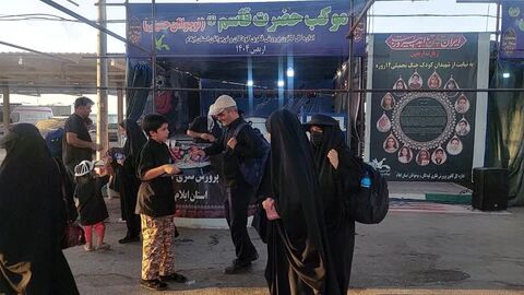 مواکب کانون استان ایلام در مسیر اربعین 1404 - به روایت تصویر