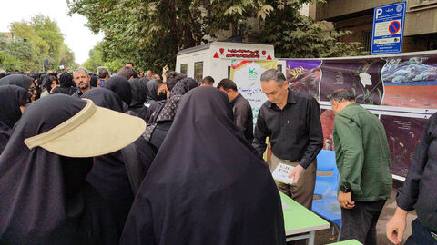 ایستگاه فرهنگی کانون اردبیل در مراسم پیاده‌روی جاماندگان اربعین