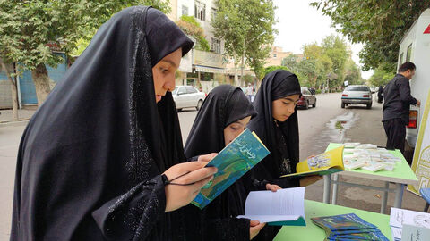 ایستگاه فرهنگی کانون اردبیل در مراسم پیاده‌روی جاماندگان اربعین