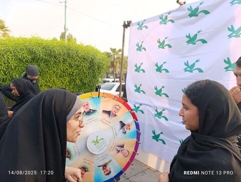 گزارش تصویری/برپایی موکب کانون پرورش فکری کودکان و نوجوانان هرمزگان توسط اعضا نوجوان