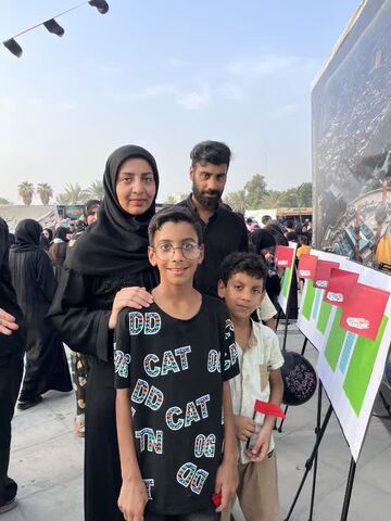 گزارش تصویری/برپایی موکب کانون پرورش فکری کودکان و نوجوانان هرمزگان توسط اعضا نوجوان