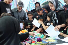 برپایی موکب فرهنگی کانون استان مرکزی در مسیر پیادهروی دلدادگان اربعین حسینی