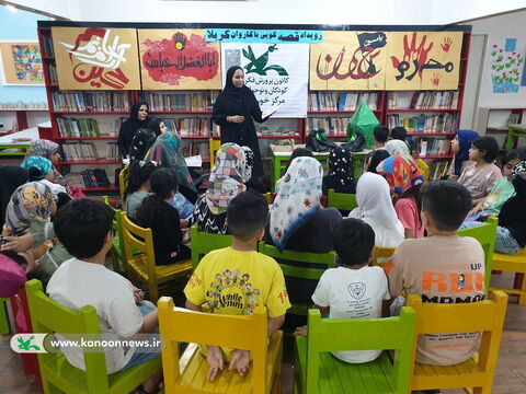 رویداد قصه‌گویی «با کاروان کربلا» در مرکز خورموج