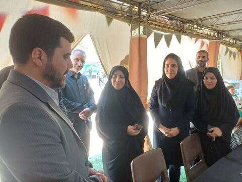 بازدید مسئولین ملی و استانی از موکب 
«میهمانان کوچک امام حسین (ع)» کانون پرورش فکری کودکان و نوجوانان استان آذربایجان غربی