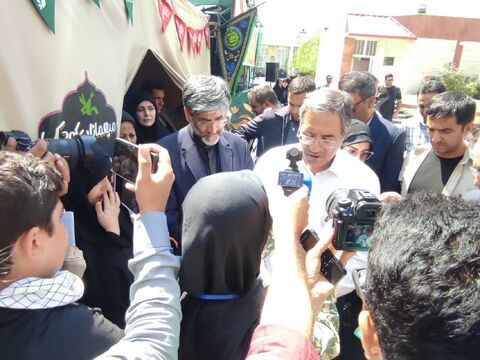 بازدید مسئولین ملی و استانی از موکب 
«میهمانان کوچک امام حسین (ع)» کانون پرورش فکری کودکان و نوجوانان استان آذربایجان غربی